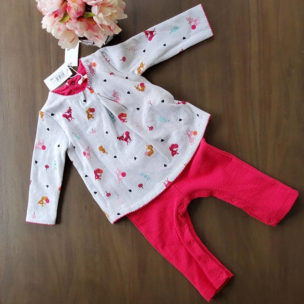 NWT Catimini Reindeer One Piece (18M)